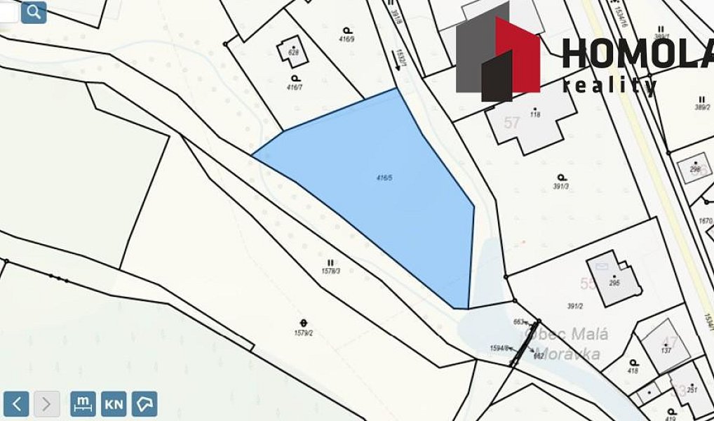 Prodej stavebního pozemku 2 165 m², Malá Morávka – náhled fotky 6