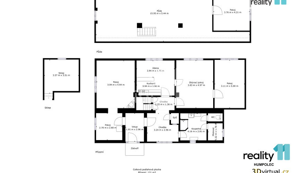 Prodej domu 121 m² s pozemkem 581 m², Nová Ves u Světlé – náhled fotky 34