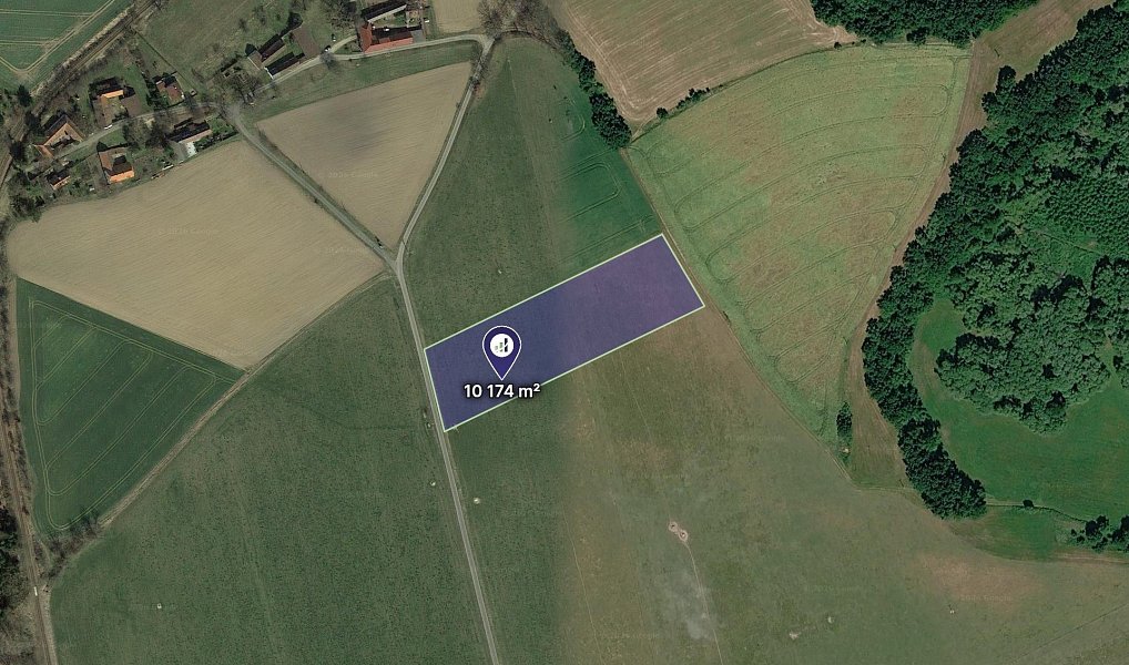 Prodej pozemku, 1017 m², Prachatice, Strunkovice nad Blanicí