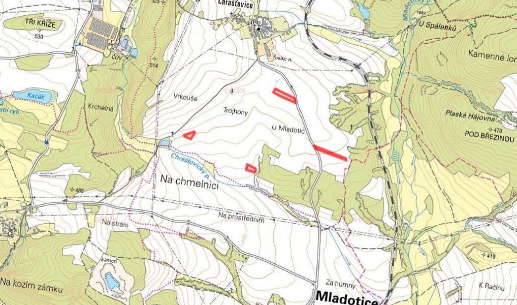 Prodej pole 15 472 m², Mladotice – náhled fotky 2