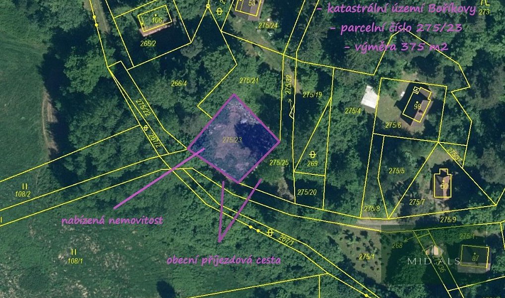 Prodej stavebního pozemku 375 m², Kolinec – náhled fotky 2