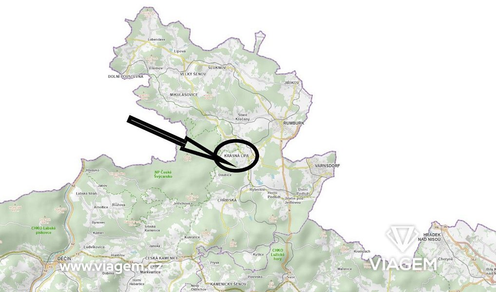 Prodej pole 11 439 m², Krásná Lípa – náhled fotky 5