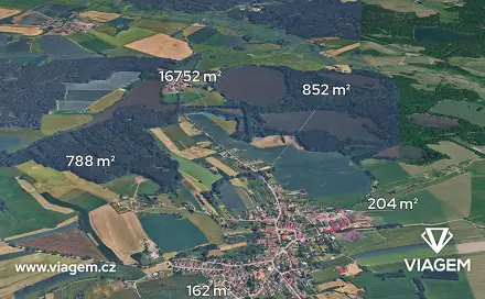 Prodej zahrady 1 172 m², Olešnice, okres České Budějovice