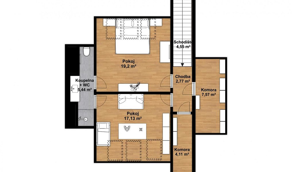 Prodej bytu 3+kk 120 m², Praha – náhled fotky 4