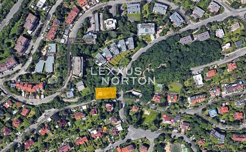 Prodej stavebního pozemku 648 m², Třístoličná, Praha 5 - Smíchov