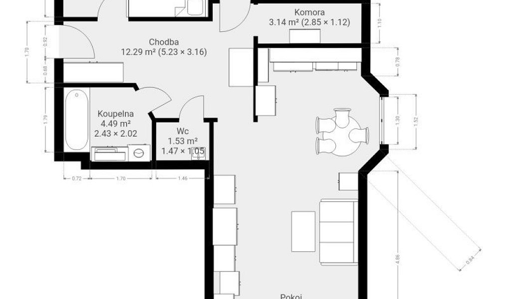Pronájem bytu 3+kk 88 m², Brno – náhled fotky 21