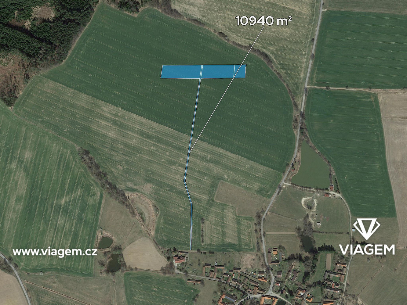 Prodej pole 1 570 m² – fotografie 2