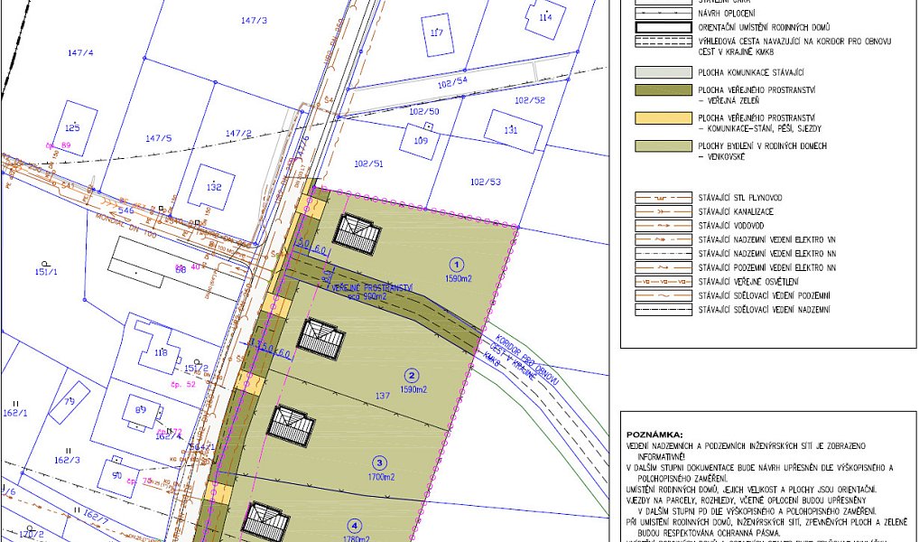 Prodej stavebního pozemku 1 671 m², Všestary – náhled fotky 5