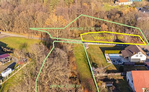 Prodej stavebního pozemku 5 813 m², Olbramovice - Slavkov, okres Benešov