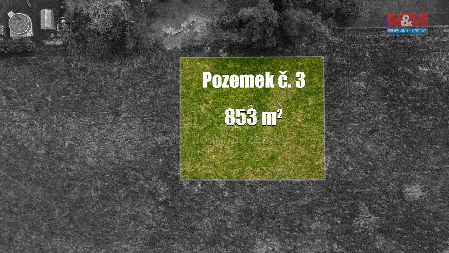 Prodej stavebního pozemku 853 m²