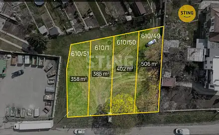 Prodej stavebního pozemku 1 651 m², Nádražní, Chropyně, okres Kroměříž