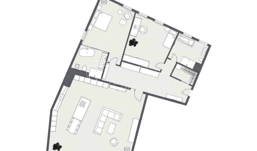 Pronájem bytu 3+kk 186 m², Praha – náhled fotky 28