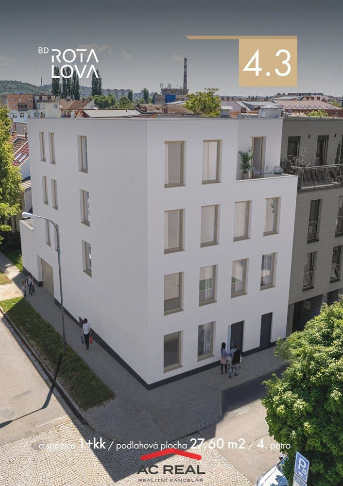 Byt 1+kk – Brno, Husovice – pohled 5