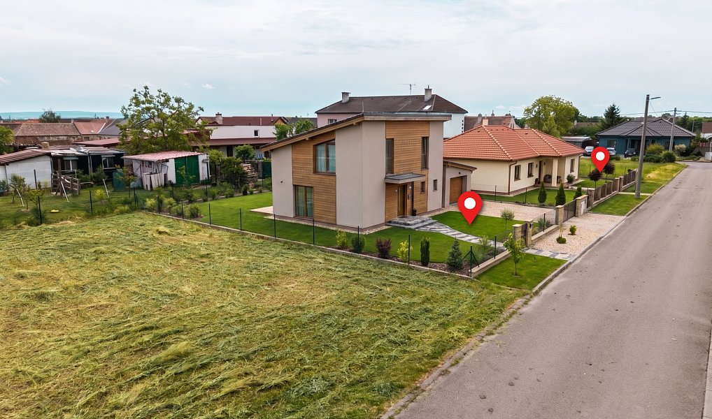 Prodej stavebního pozemku 617 m², Hrabětice – náhled fotky 3