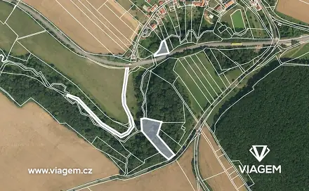 Prodej lesa 3 511 m², Horní Řepčice, okres Litoměřice