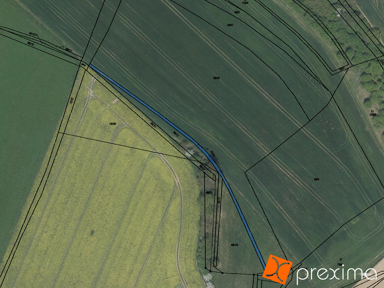 Prodej pole 203 m²