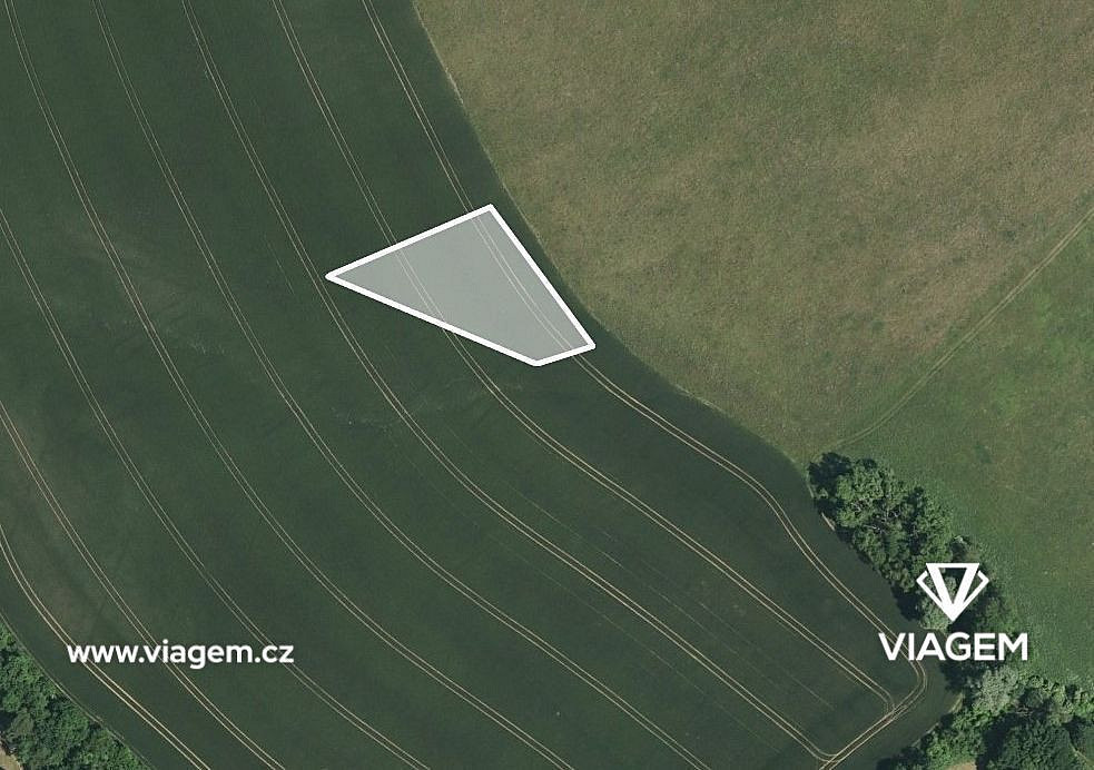 Prodej pole 1 077 m²