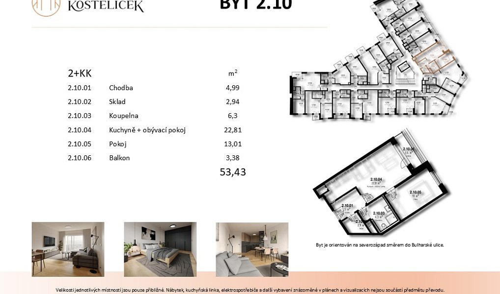 Prodej bytu 2+kk 53 m², Pardubice – náhled fotky 15
