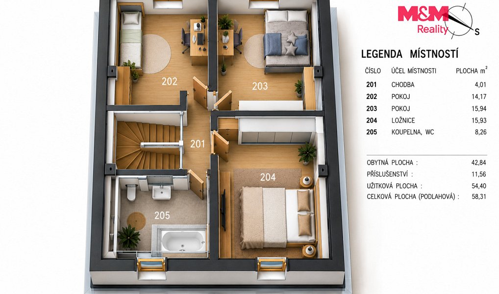 Prodej domu 136 m² s pozemkem 2 796 m², Tasov – náhled fotky 18