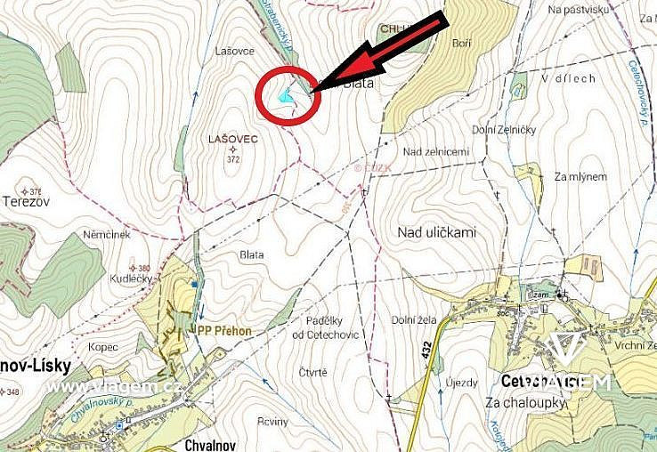Prodej pole 1 424 m² – fotografie 4