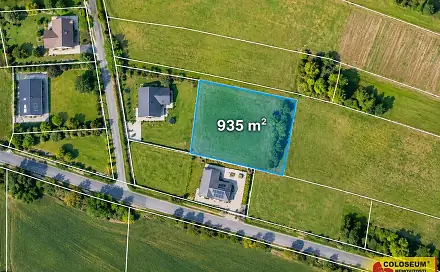Prodej stavebního pozemku 935 m², Kunštát, okres Blansko