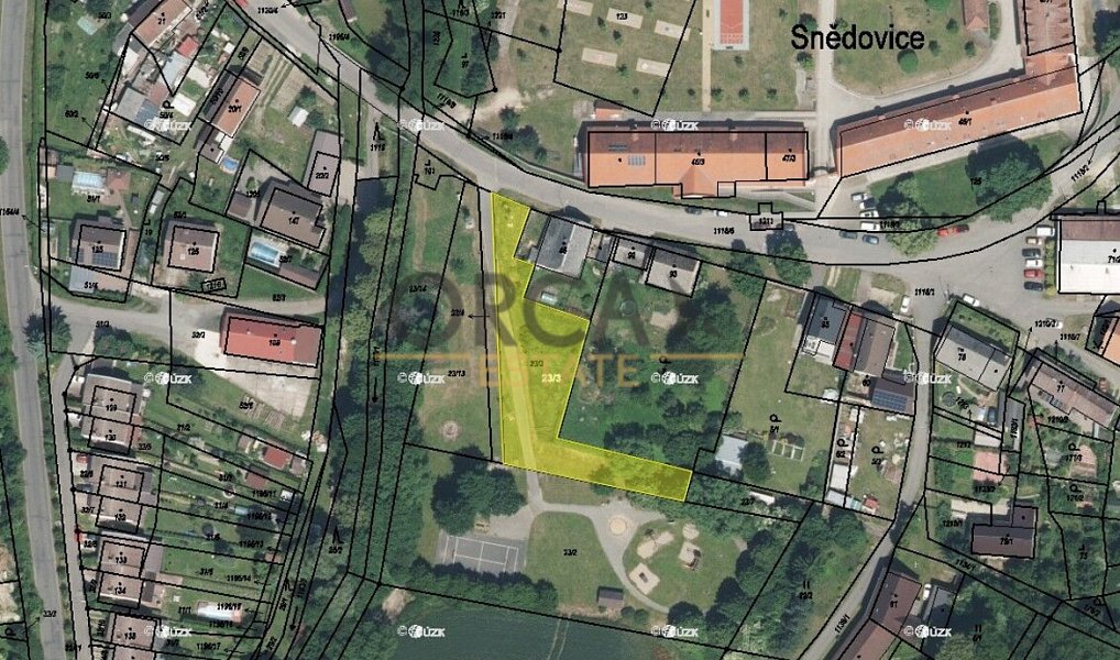 Prodej pozemku, 471 m², Litoměřice, Snědovice