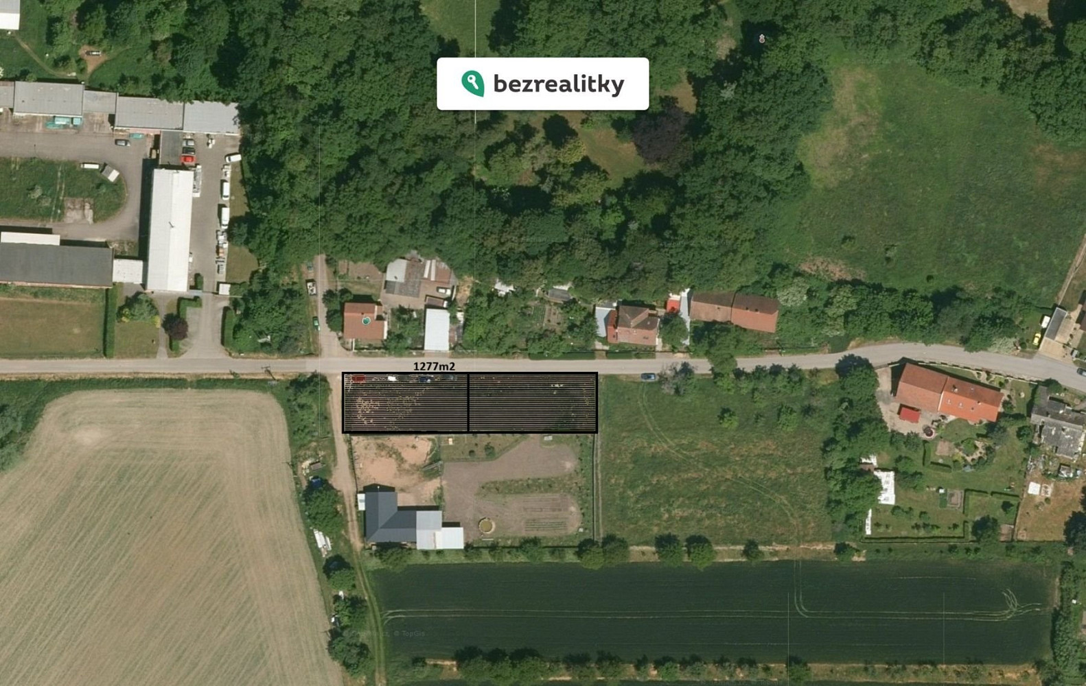Prodej stavebního pozemku 1 277 m²