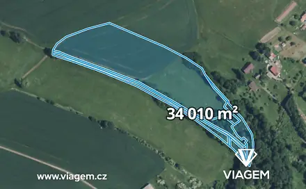 Prodej pole 17 005 m², Stružinec, okres Semily