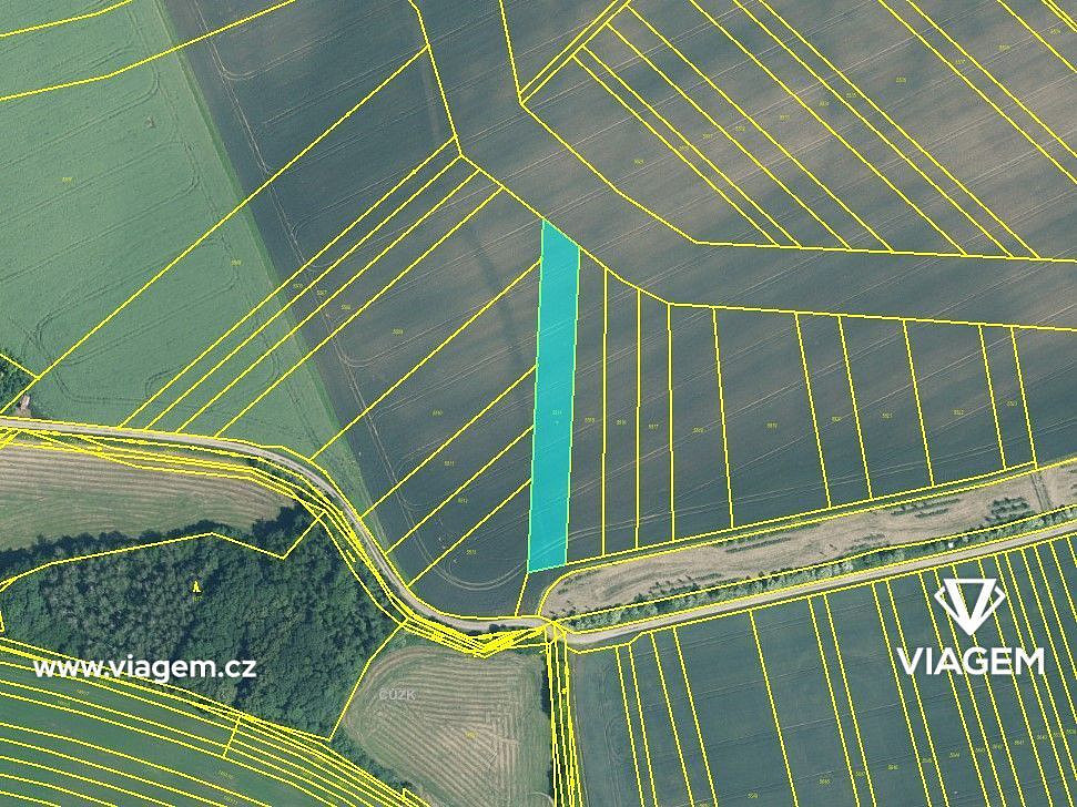 Pole 2 541 m², Podíl 54 % o výměře 1 376 m² – pohled 3