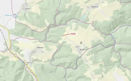 Dražba lesa 324 m², Vysoká