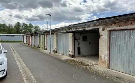 Zděna řadova garáž 18 m2 v Chodské ulici v Nýrsku, Nýrsko, okres Klatovy
