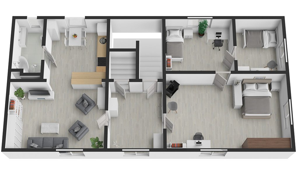 Prodej domu 180 m² s pozemkem 6 300 m², Bartošovice – náhled fotky 4