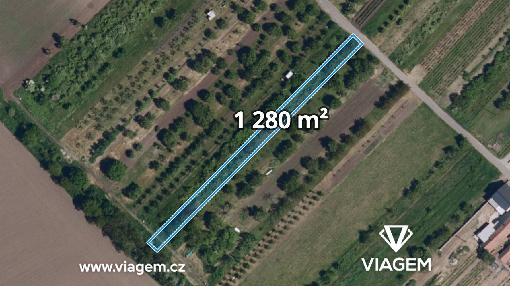 Prodej zahrady 1 280 m²