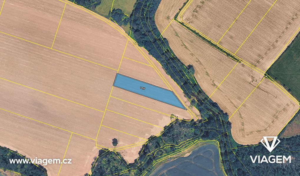 Prodej pole 577 m², Vražné – náhled fotky 4