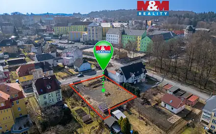 Prodej stavebního pozemku 912 m², Šaldova, Aš, okres Cheb