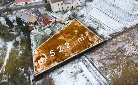 Prodej stavebního pozemku 1 522 m², Mackovice, okres Znojmo