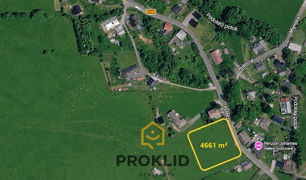 Prodej stavebního pozemku 4 661 m², Stará Ves – náhled fotky 3