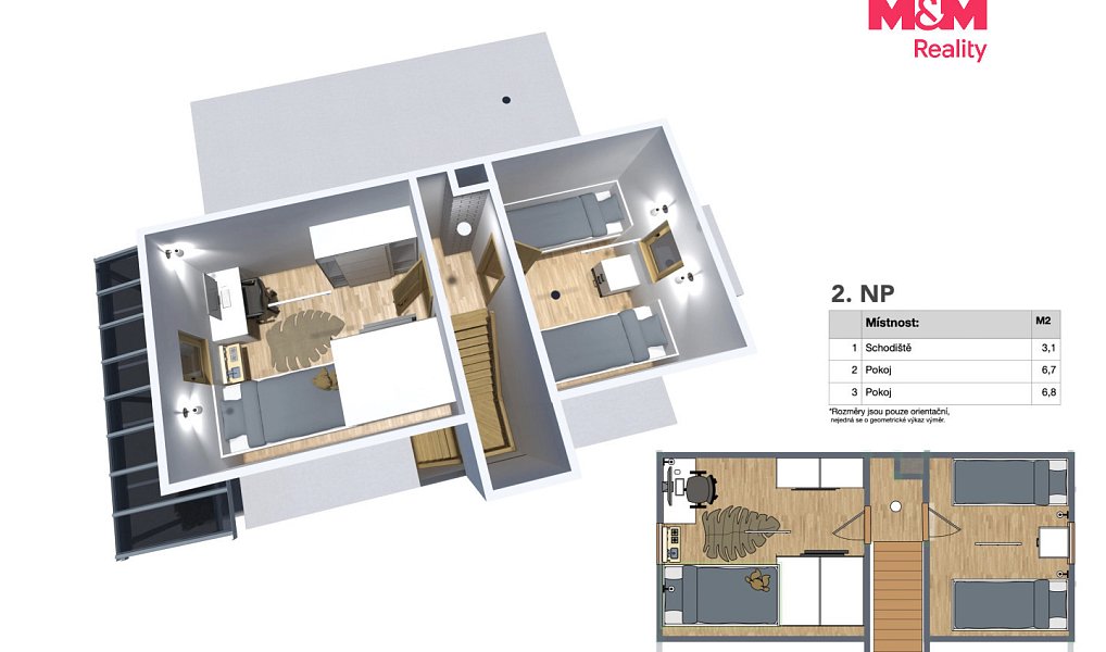 Prodej domu 66 m² s pozemkem 395 m², Jirny – náhled fotky 21