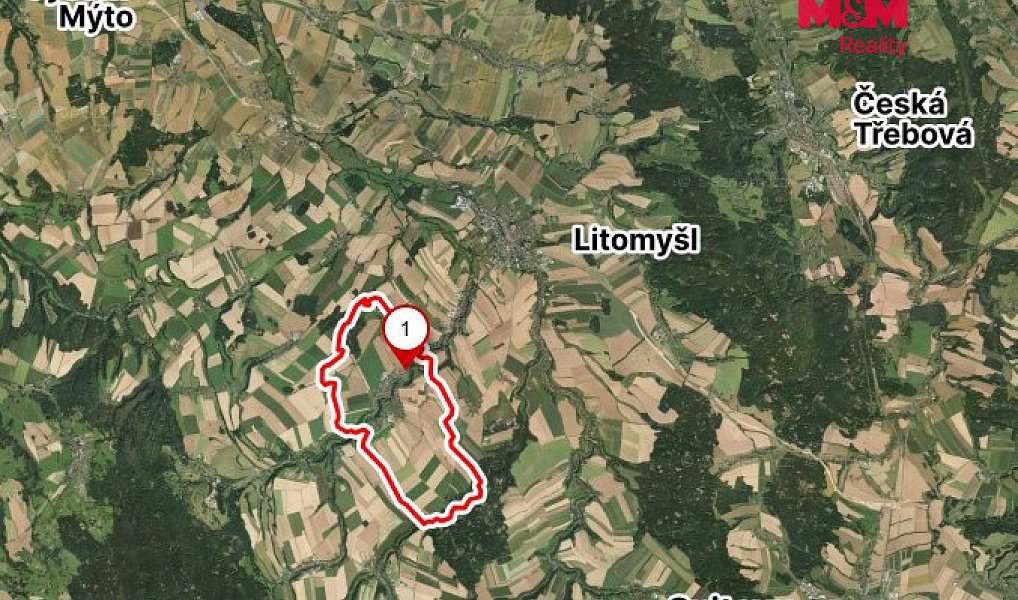 Prodej stavebního pozemku 1 349 m², Dolní Újezd – náhled fotky 10