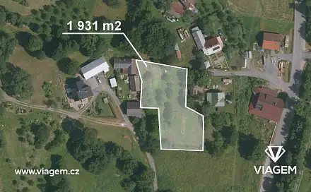 Prodej stavebního pozemku 482 m², Valašská Senice, okres Vsetín