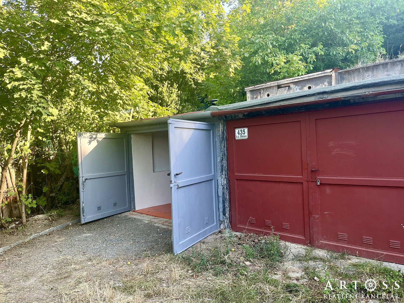 Prodej garáže 17 m2, Brno - Obřany, pozemek 19m2 – fotografie 2