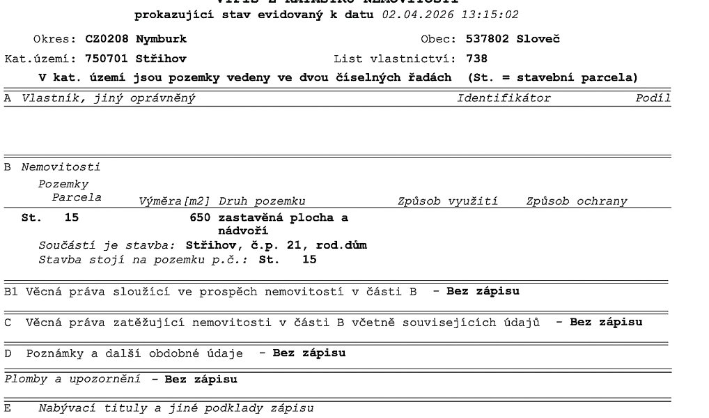 Prodej domu 131 m² s pozemkem 699 m², Sloveč – náhled fotky 20