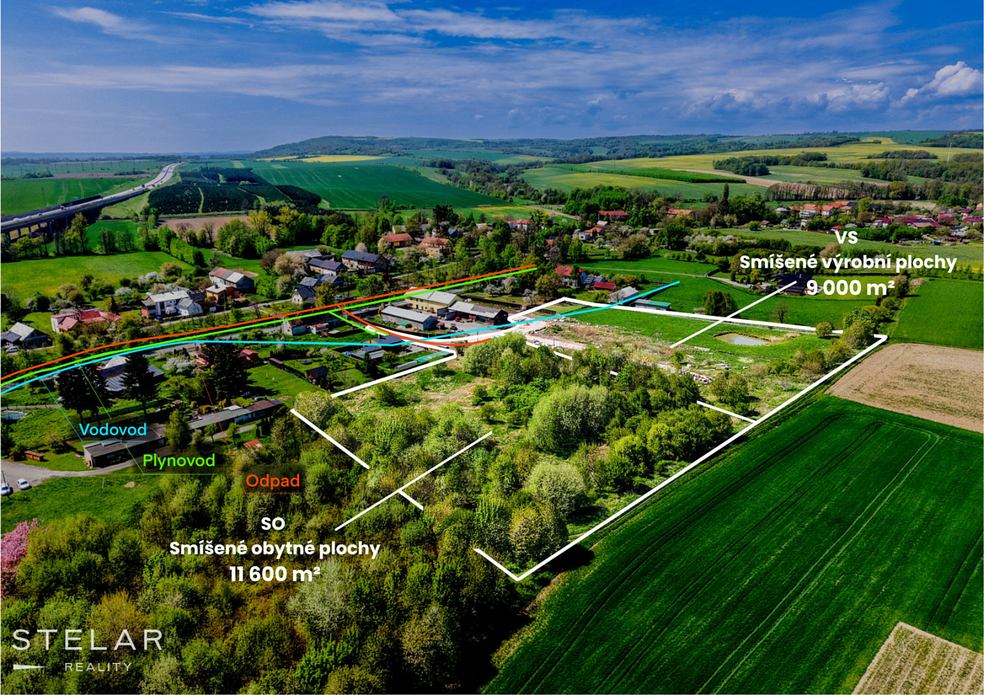 Prodej stavebního pozemku 22 000 m²