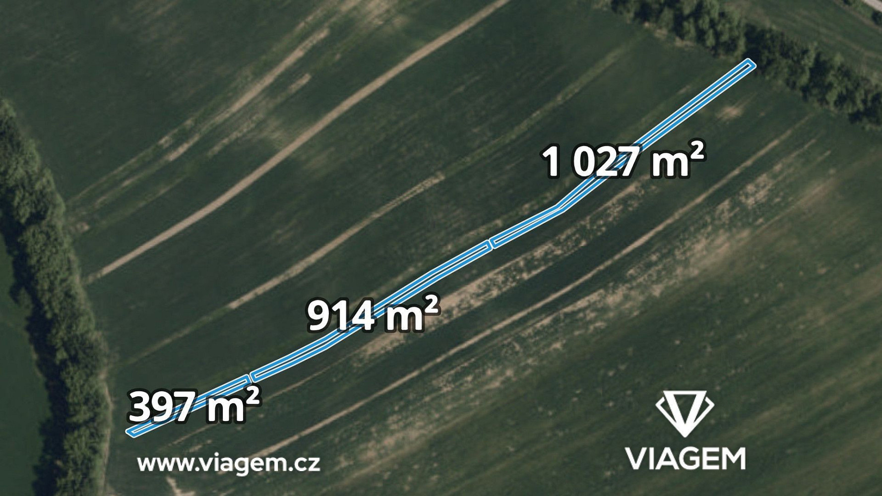 Prodej pole 1 169 m²
