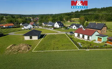 Prodej stavebního pozemku 806 m², Kornatice, okres Rokycany