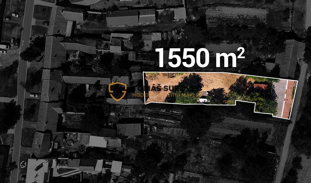 Prodej stavebního pozemku 1 550 m², Kroměříž – fotka 1 z 8