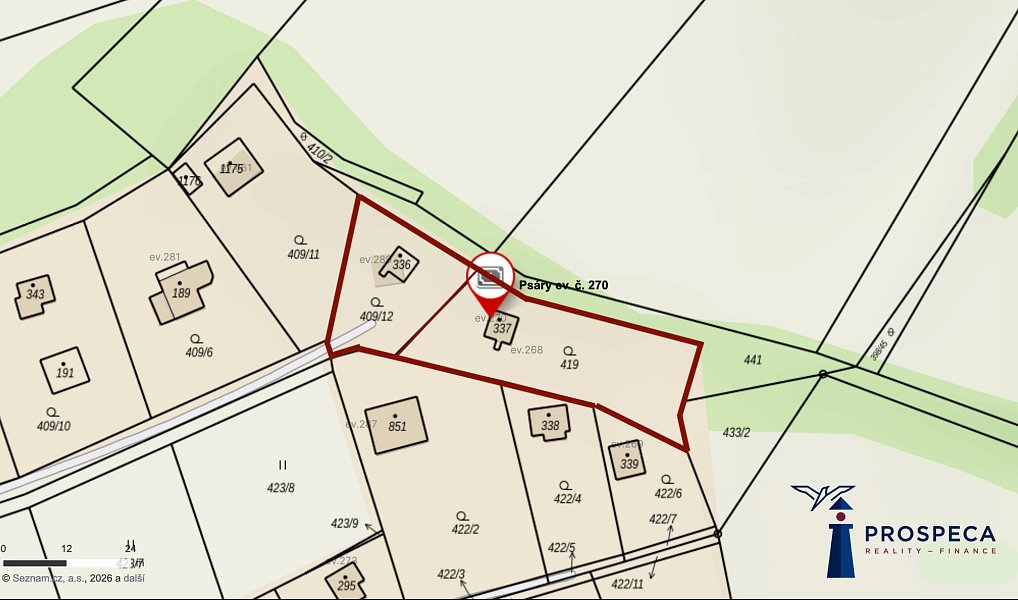 Prodej chaty/chalupy 28 m² s pozemkem 1 330 m², Psáry – náhled fotky 5