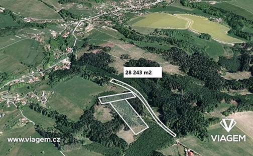 Prodej lesa 28 243 m², Mikulůvka, okres Vsetín