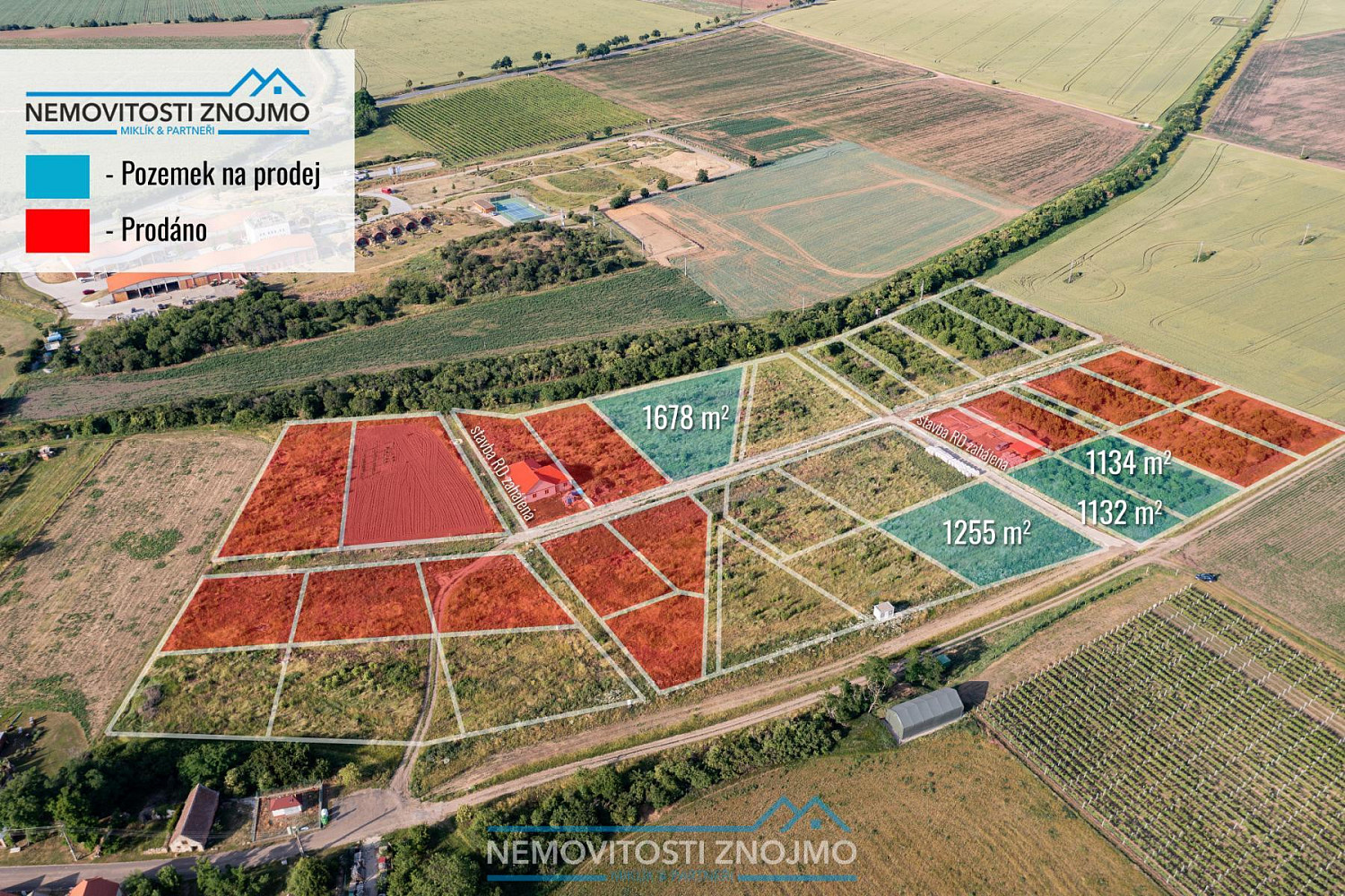Prodej stavebního pozemku 1 132 m² – fotografie 2