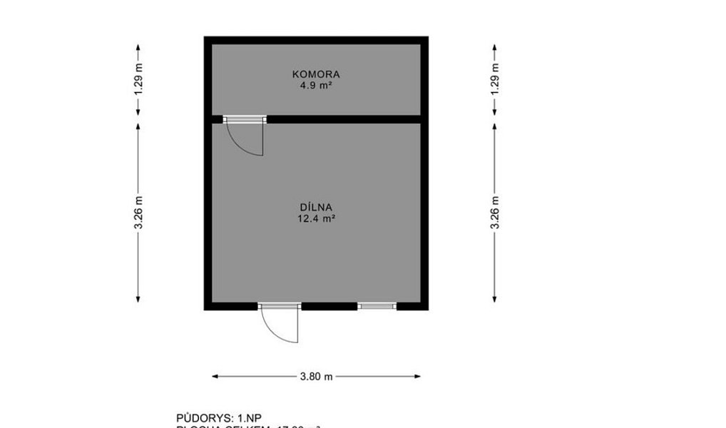 Prodej chaty/chalupy 29 m² s pozemkem 531 m², Bechyně – náhled fotky 7